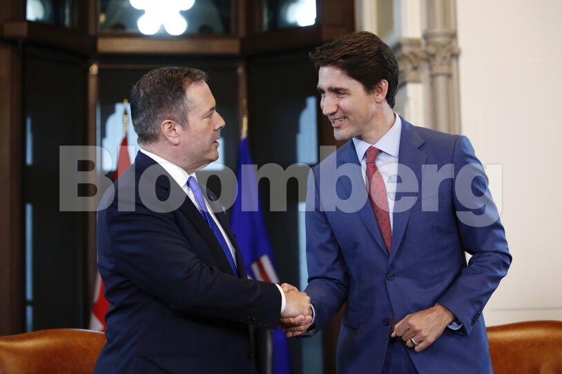 Prime Minister Justin Trudeau Meets With Premier Of Alberta Jason Kenney