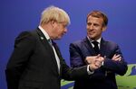 Britain's Prime Minister Boris Johnson and&nbsp;French President Emmanuel Macron&nbsp;