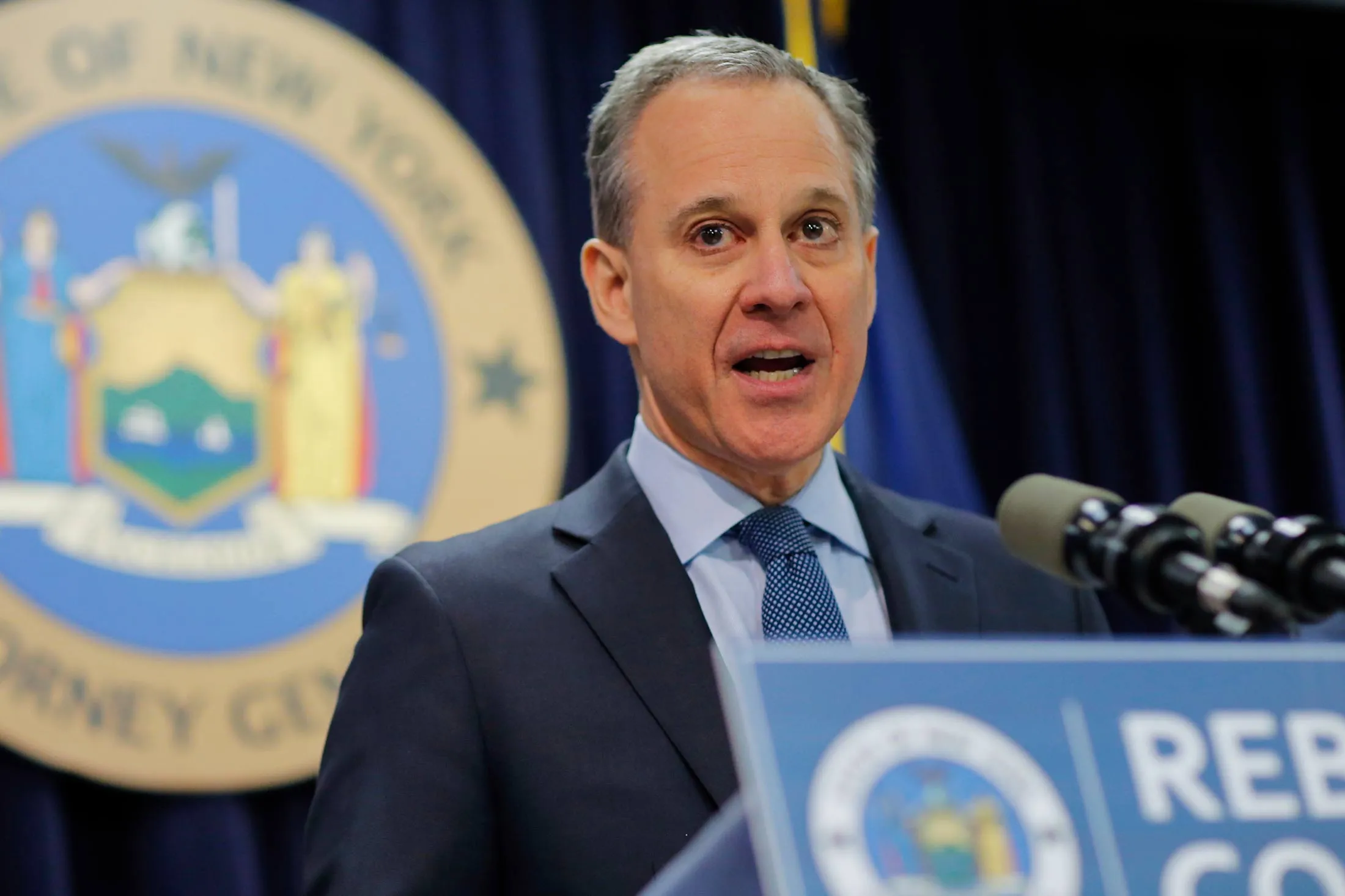 New York Attorney General Eric Schneiderman.
