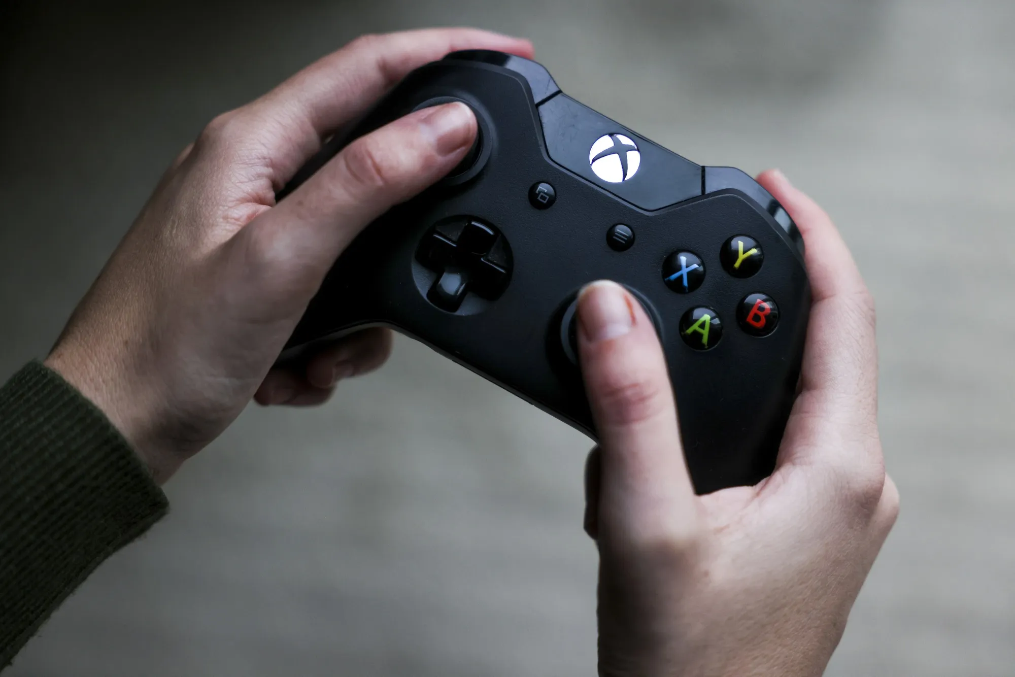 A Microsoft&nbsp;Xbox One video game controller.
