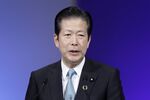Natsuo Yamaguchi, chief representative of the Komeito Party,