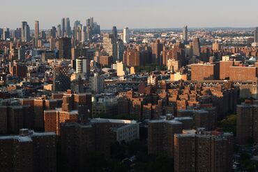 Sunset in New York City