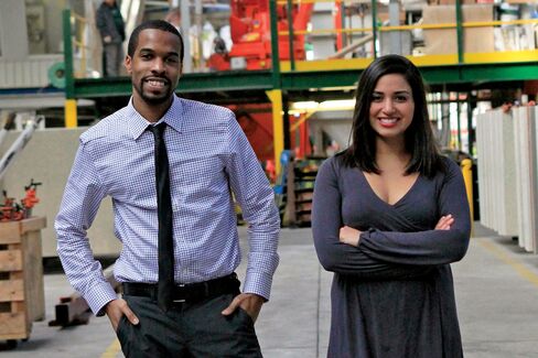 Maker’s Row co-founders Matthew Burnett and Tanya Menendez