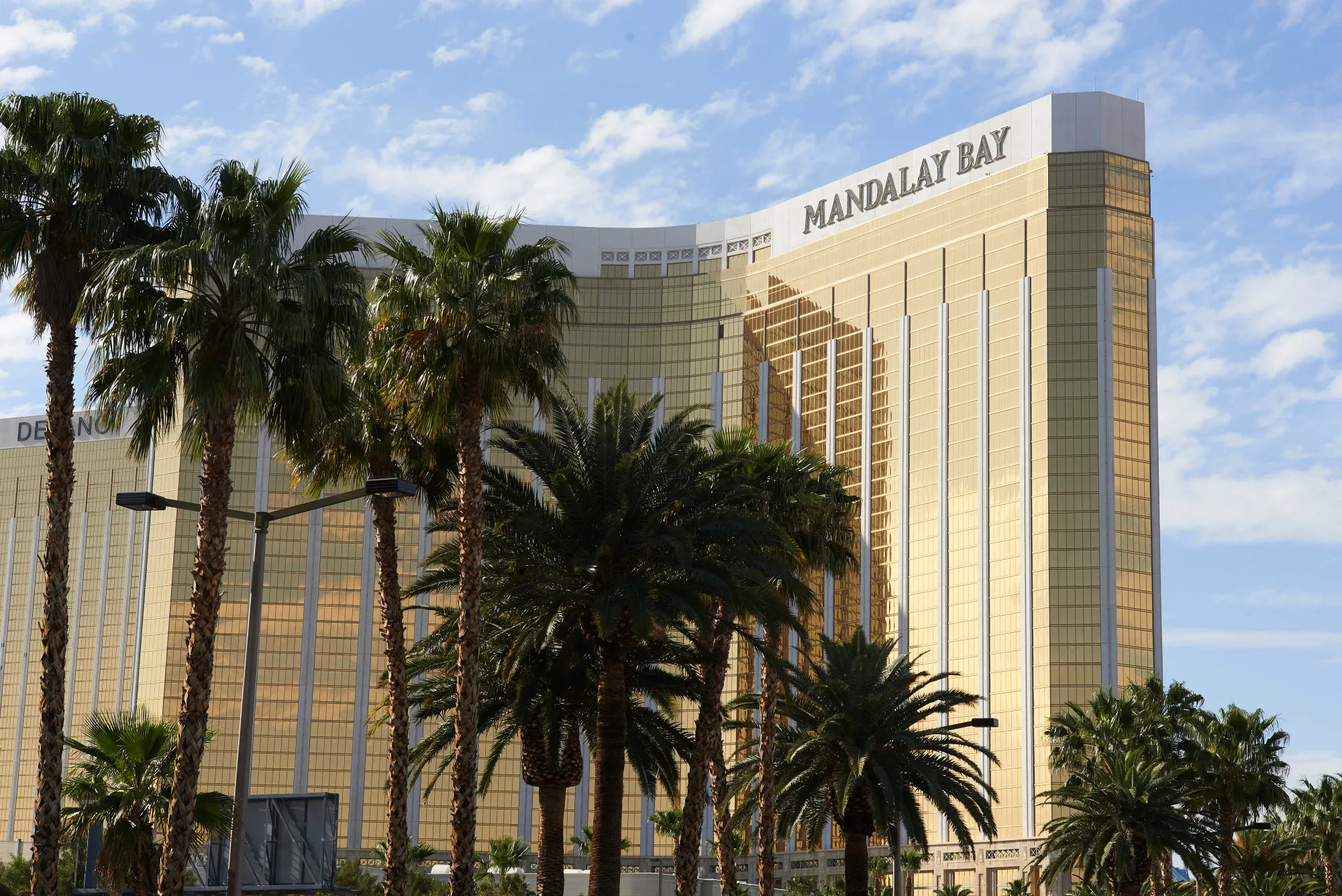 The MGM Resorts International Mandalay Bay Resort stands in Las Vegas, Nevada, on&nbsp;April 25, 2018.&nbsp;