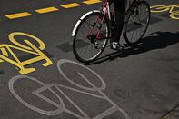 GERMANY-HEALTH-VIRUS-TRAFFIC-BIKE-LANE