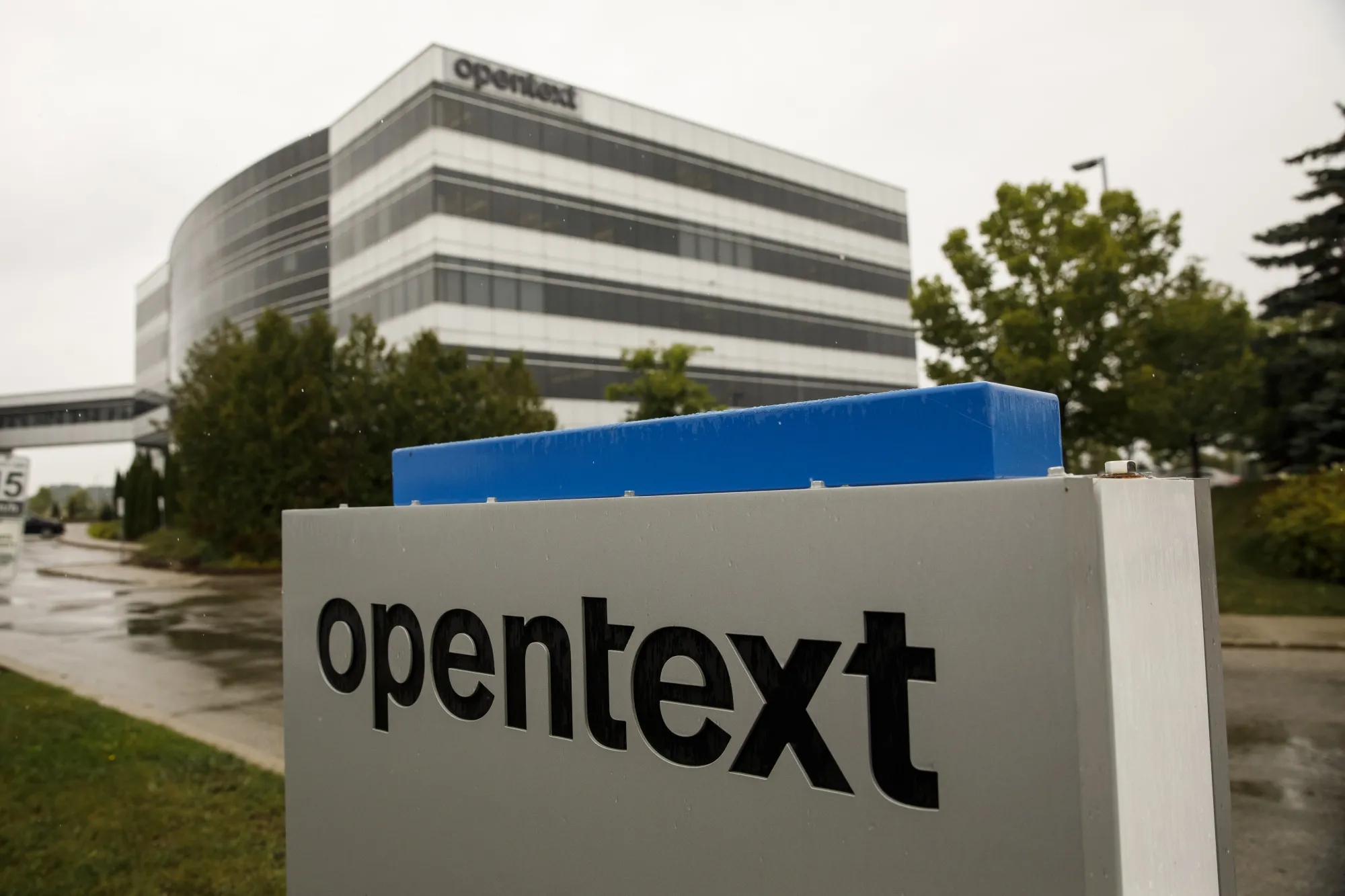 Open Text headquarters in Waterloo, Ontario.