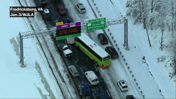 Drivers Snowed-In All Night as Crews Work to Reopen I-95 Near DC