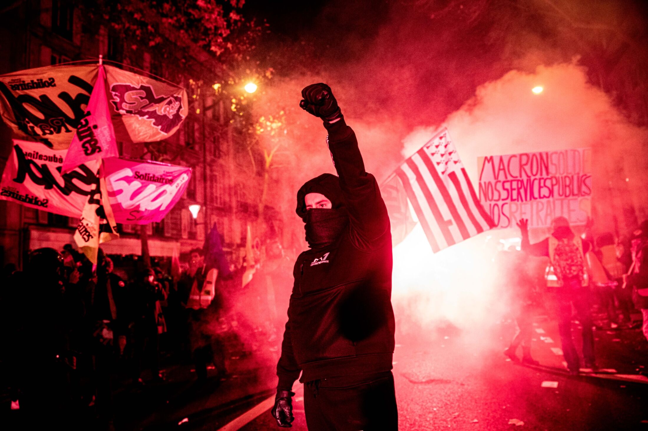 French Workers Protest Pension Reforms