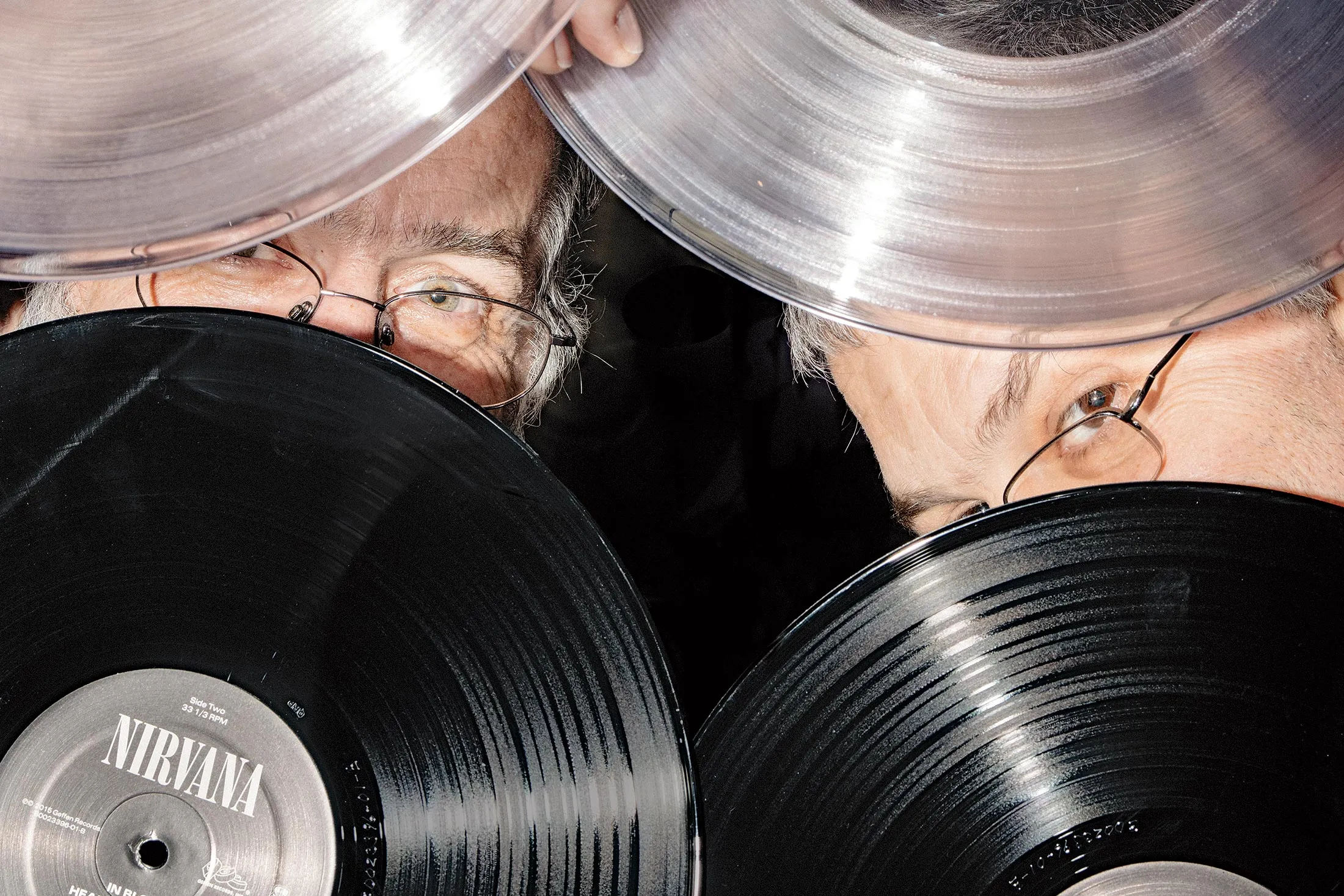 General manager Gary Salstrom (left) and founder and CEO Chad Kassem of Quality Record Pressings.
