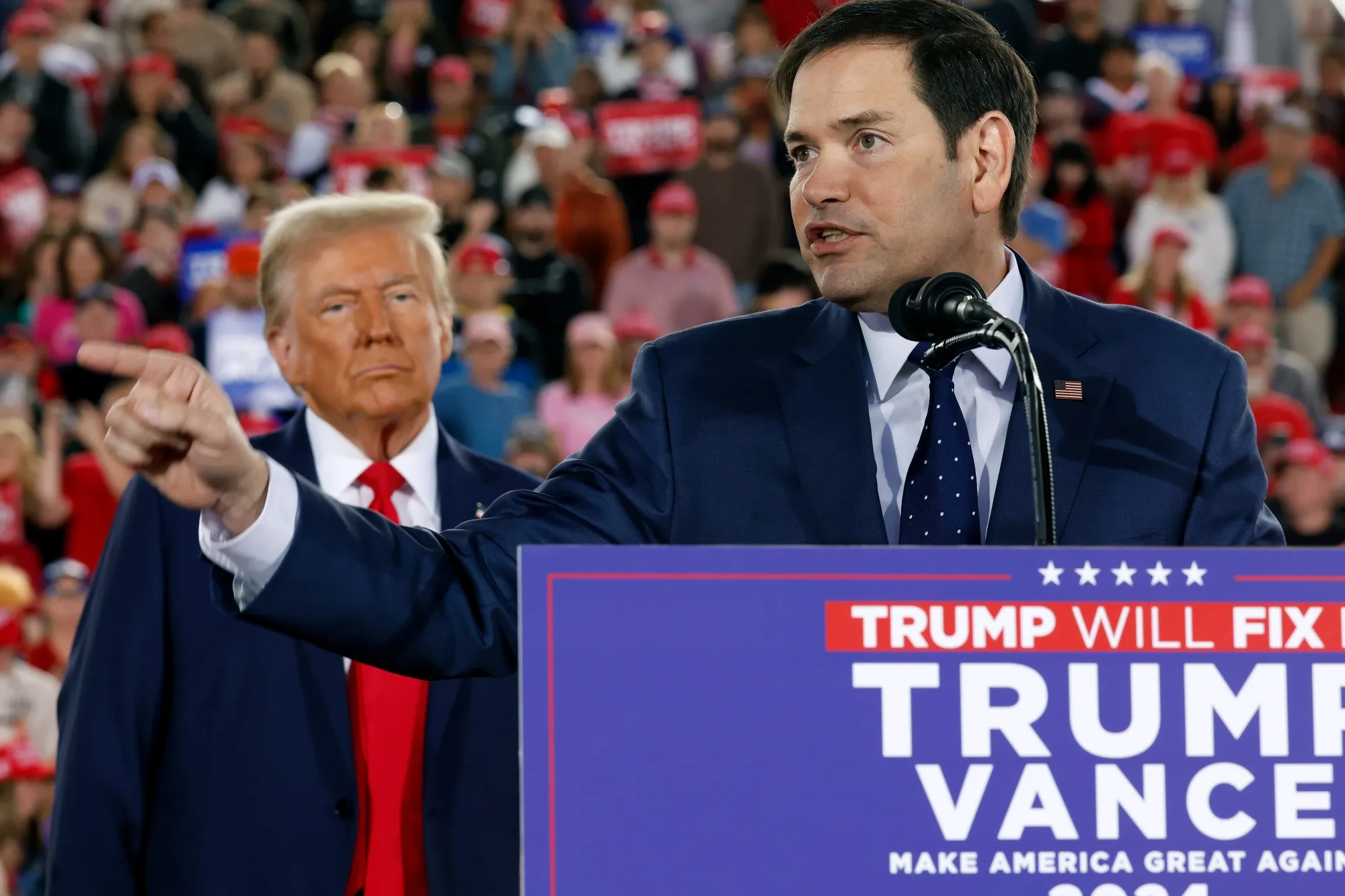 Marco Rubio, global hawk.