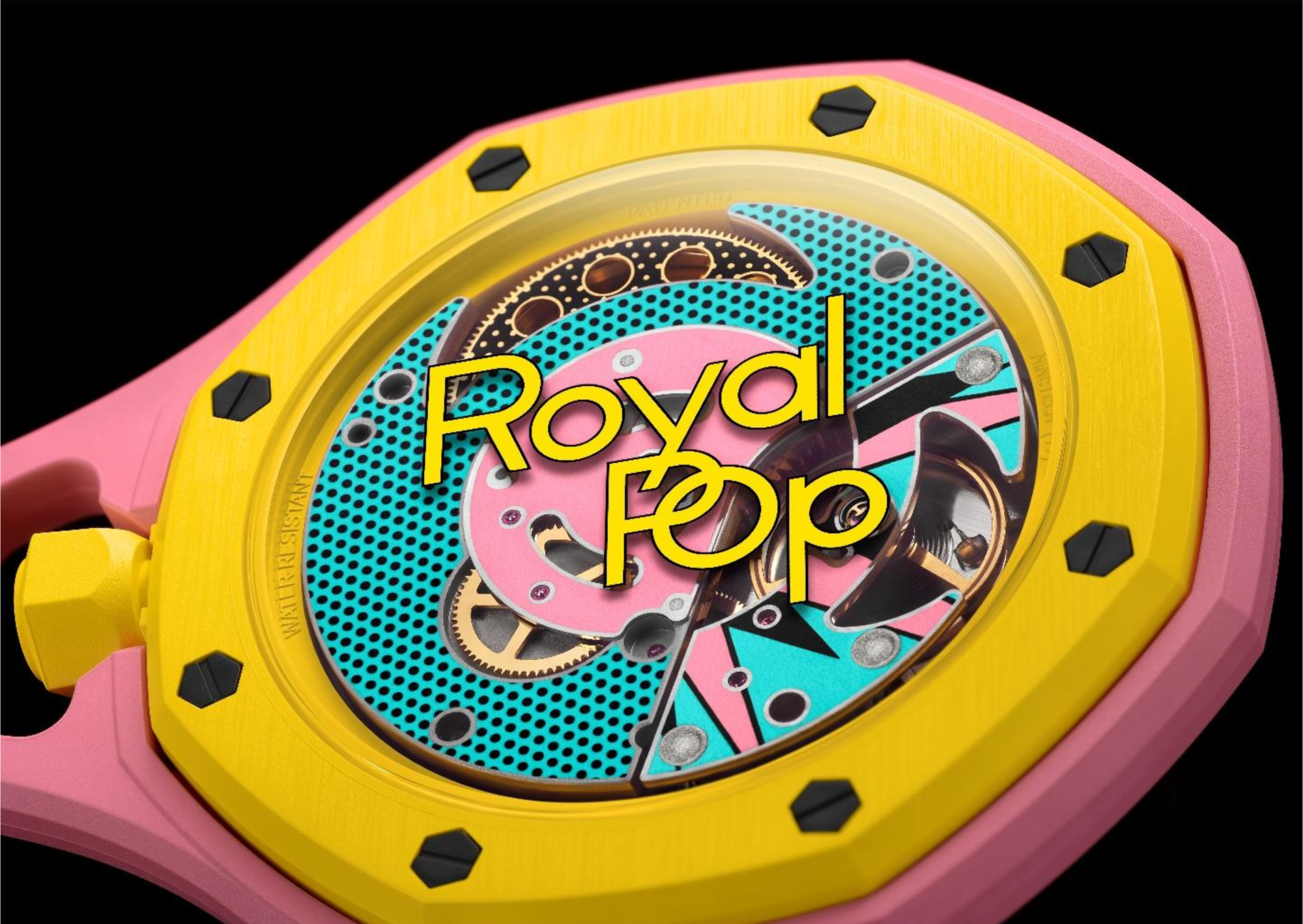 The Swatch and Audemars Piguet "Royal Pop" watch.