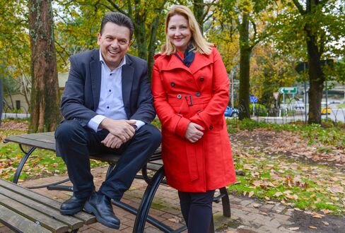 Rebekha Sharkie with Nick Xenophon.