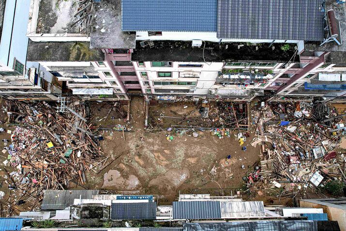 CHINA-FLOOD-CLIMATE-WEATHER