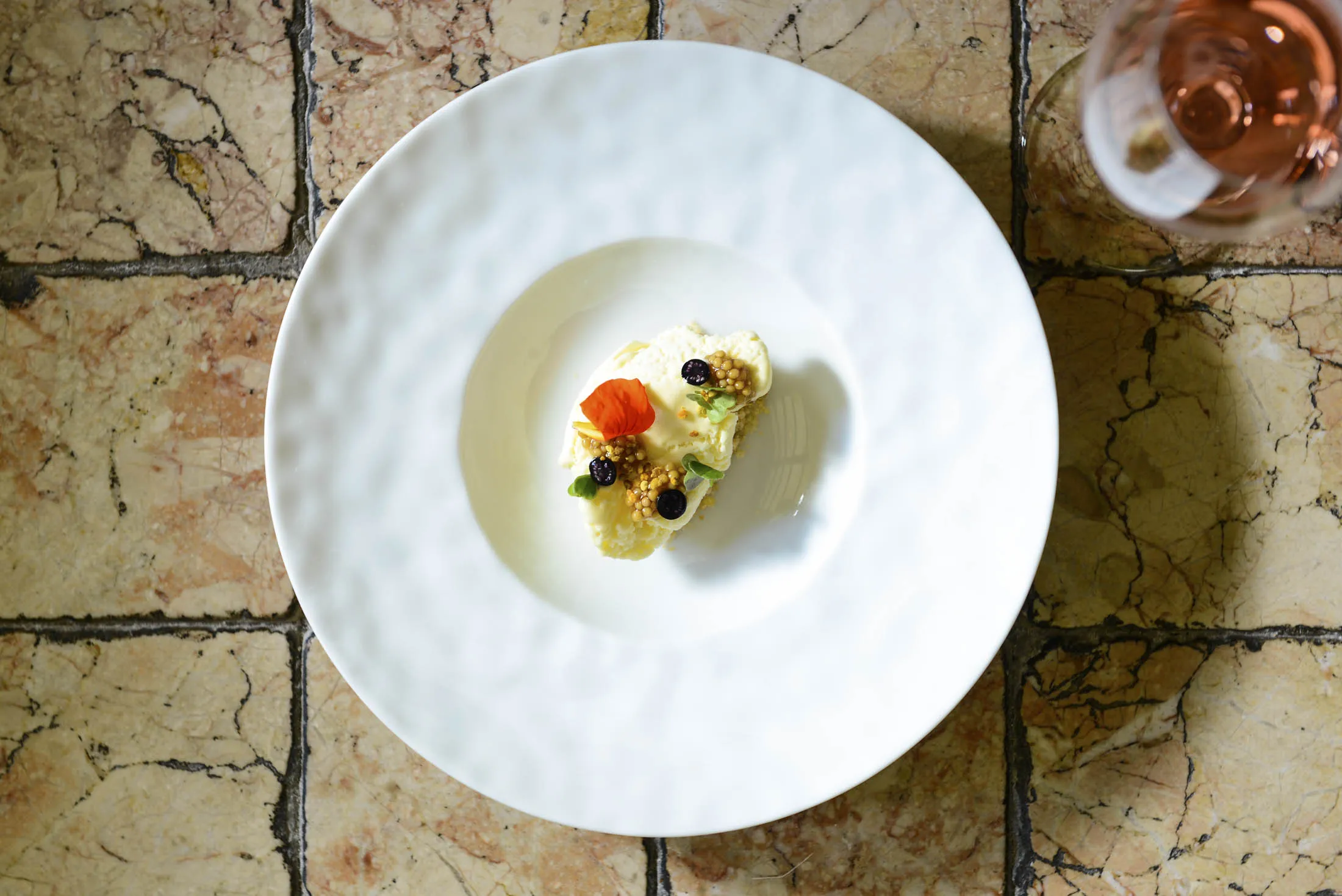 Corn gelato at one of Washington’s new Michelin single-starred restaurants.