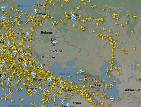 Ukraine War Upends Flights, Stokes Fears for Staff, Planes