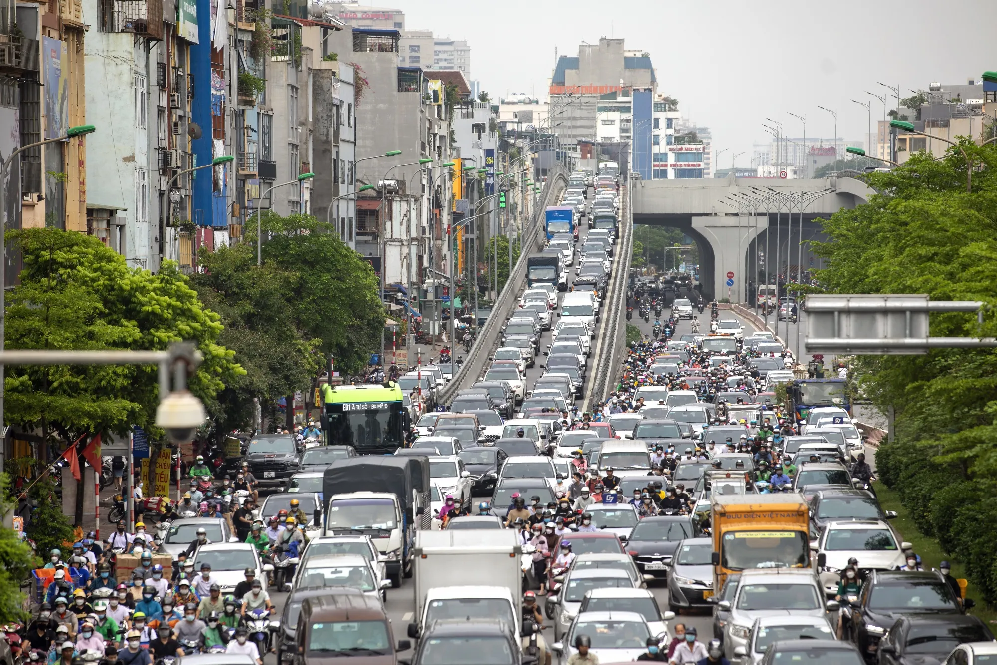 Hanoi traffic.