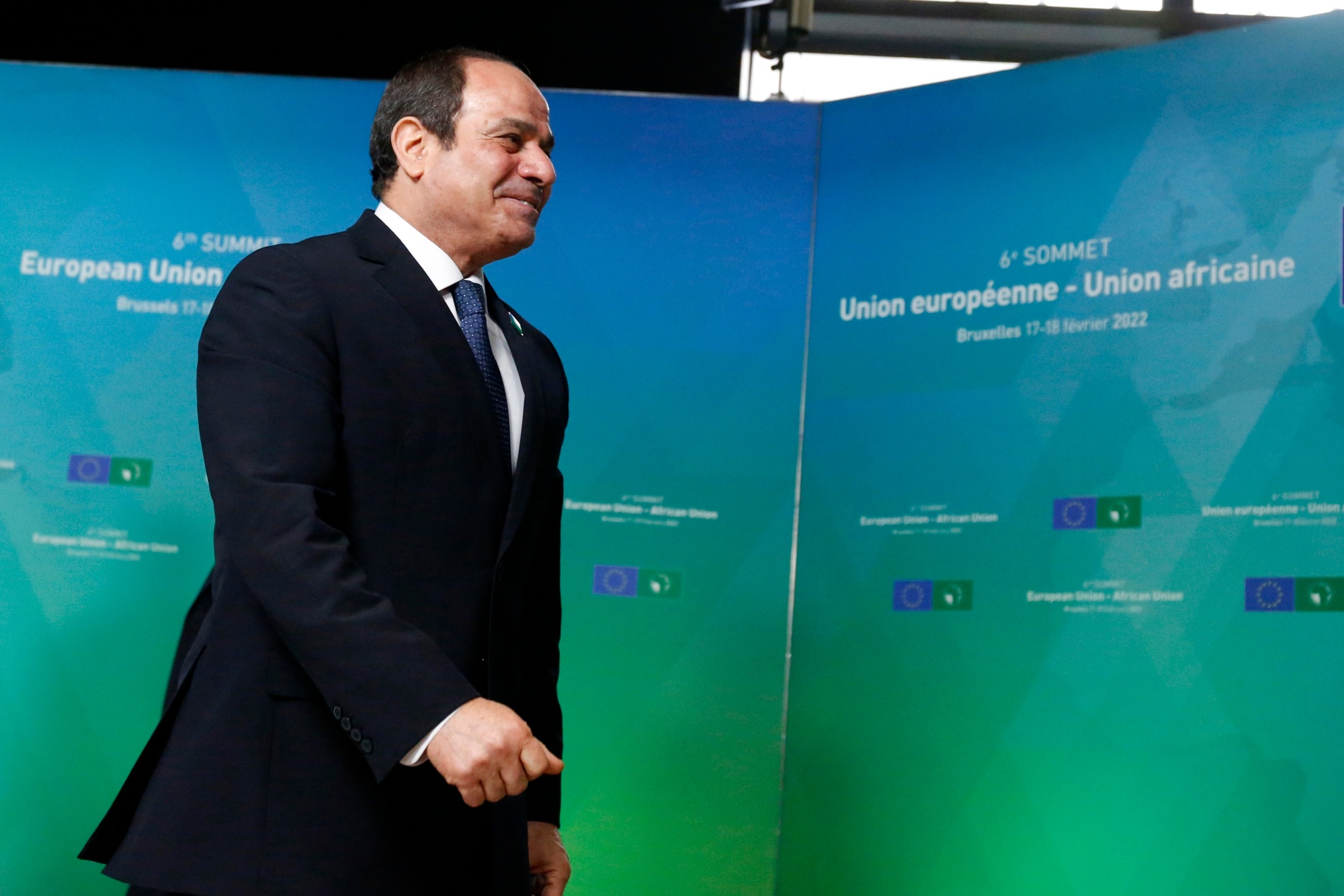Abdel Fattah El-Sisi, Egypt’s president, in Brussels last year.