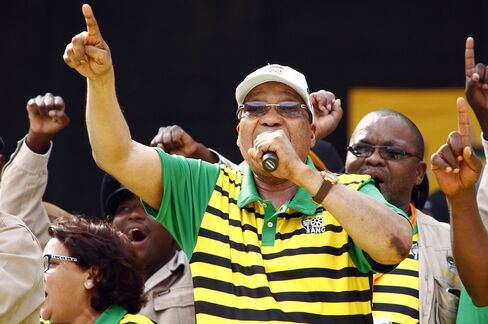 Jacob Zuma in Port Elizabeth.