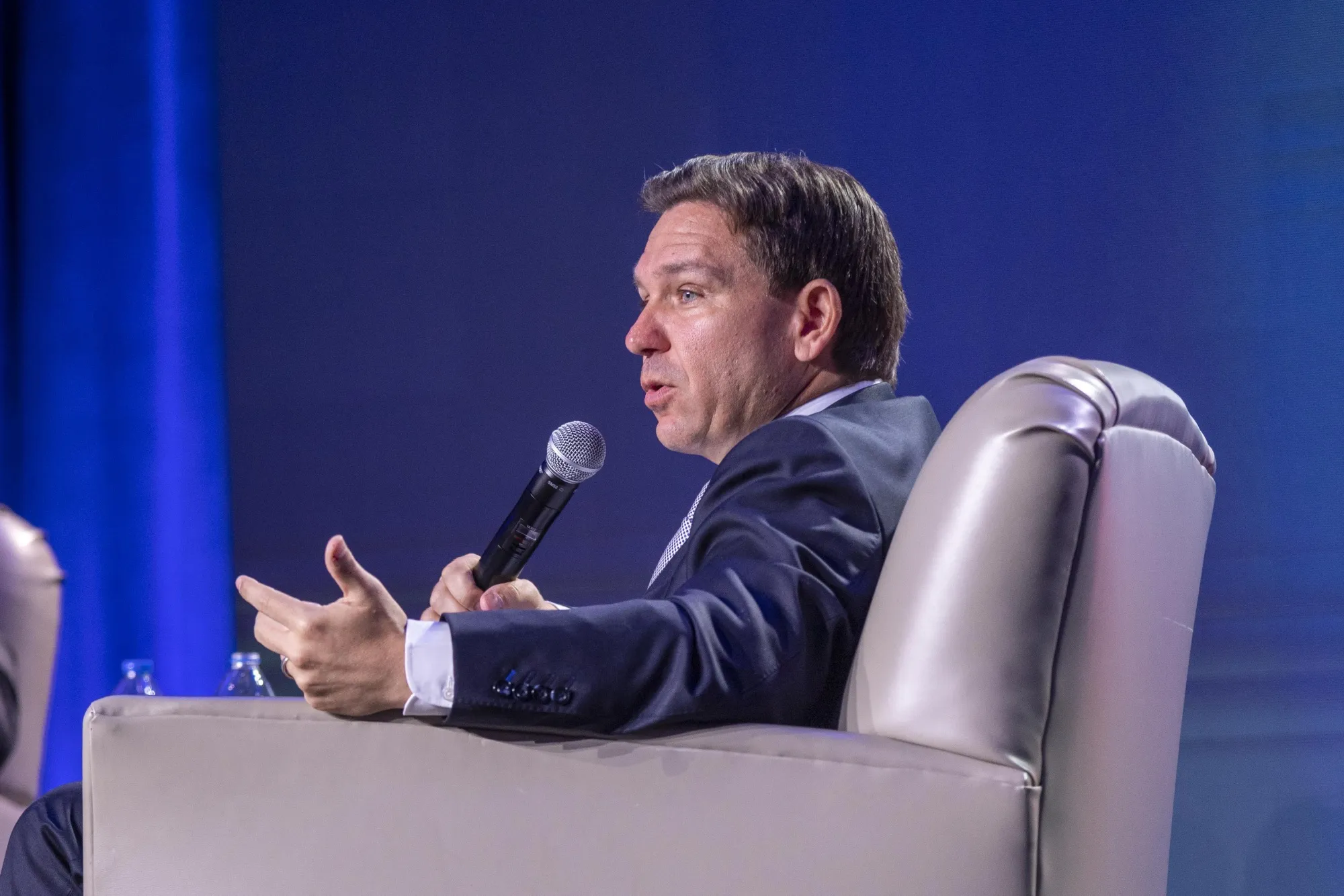 Ron DeSantis speaks during Erick Erickson's The Gathering event in Atlanta, Georgia,&nbsp;on&nbsp;Aug. 18.