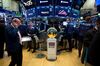 Traders work on the floor of the New York Stock Exchange (NYSE).