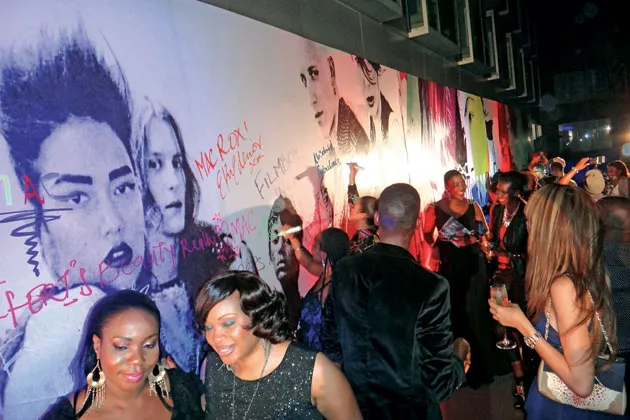 Launch party celebrating M.A.C.’s entrance into Nigerian market