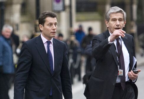Andy Hornby, left, and Dennis Stevenson