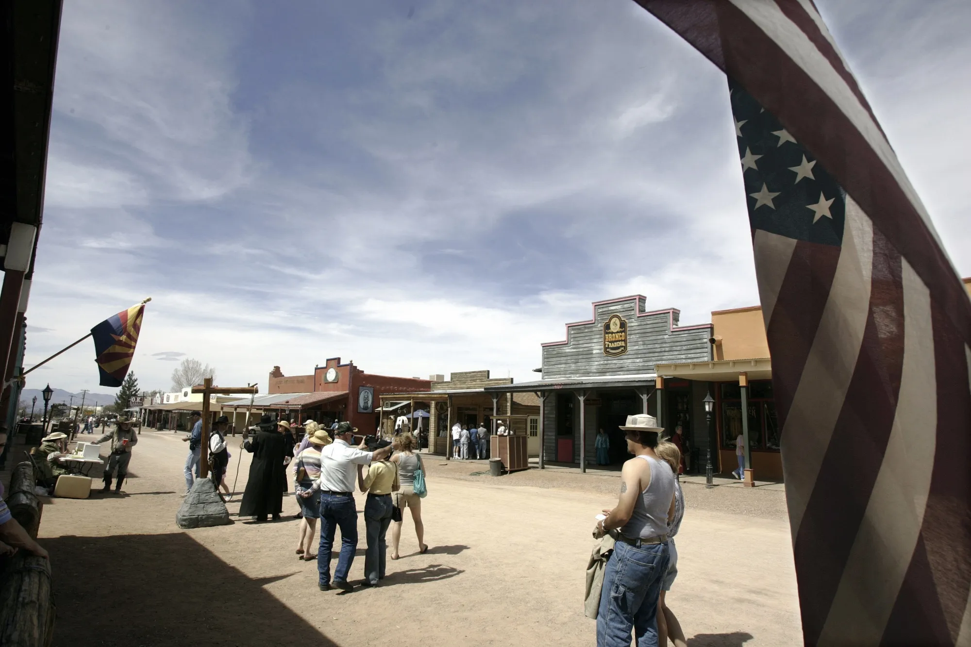 Visitors in Tombstone, Arizona.&nbsp;