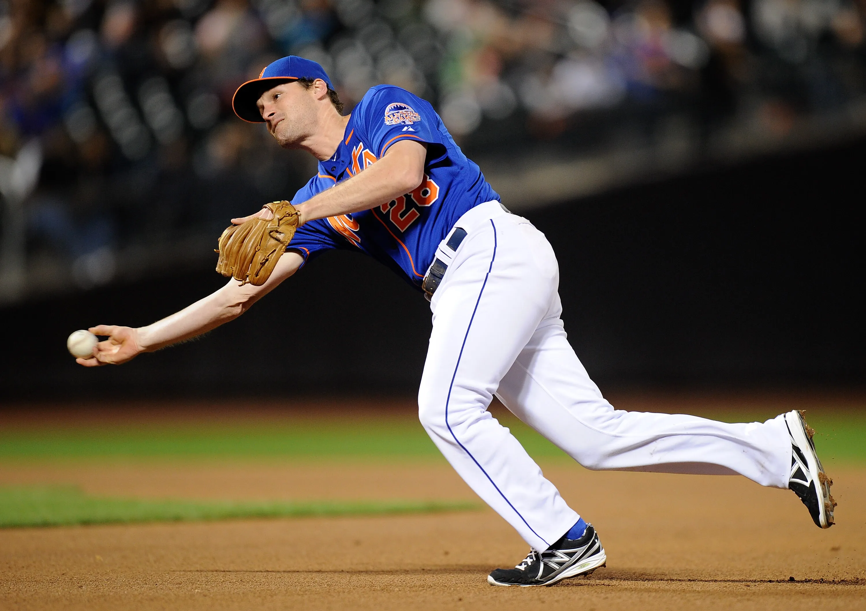 New dad Daniel Murphy was an opening day winner, even if the Mets were not. Photographer: Maddie Meyer/Getty Images