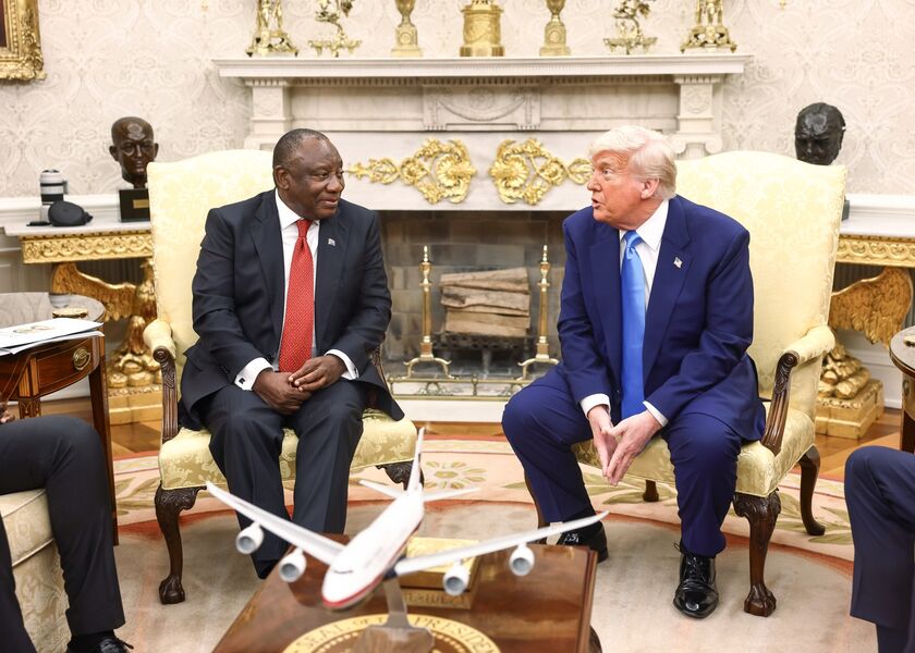 President Trump Meets South African President Cyril Ramaphosa At White House