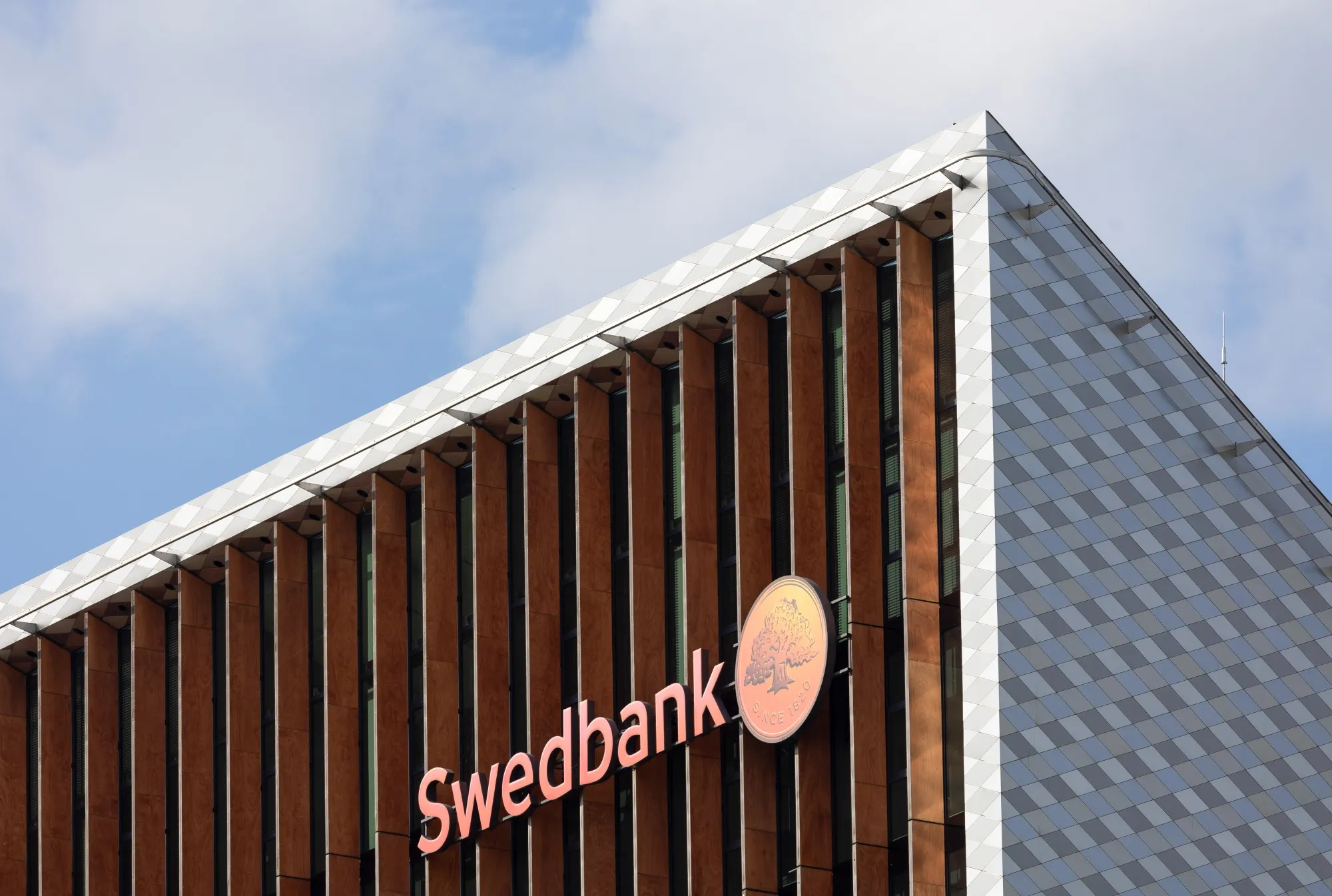 A Swedbank office in Vilnius, Lithuania.