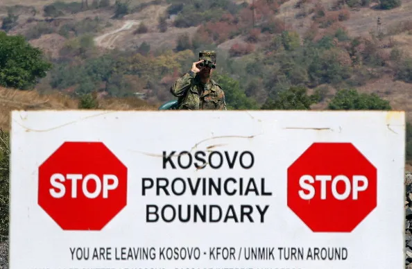 NATO peacekeepers could leave one day.