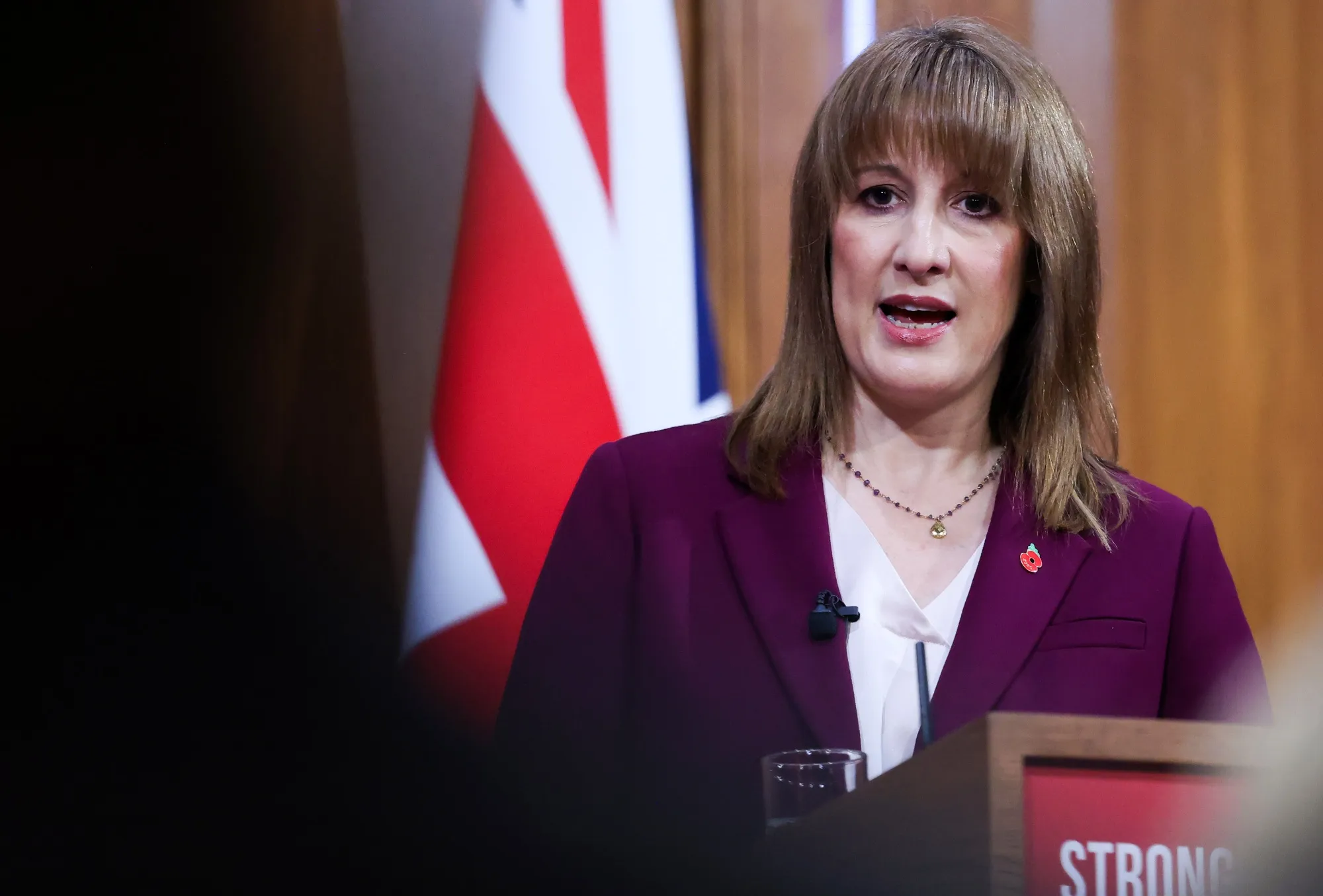 Rachel Reeves speaks in London on Nov. 4.