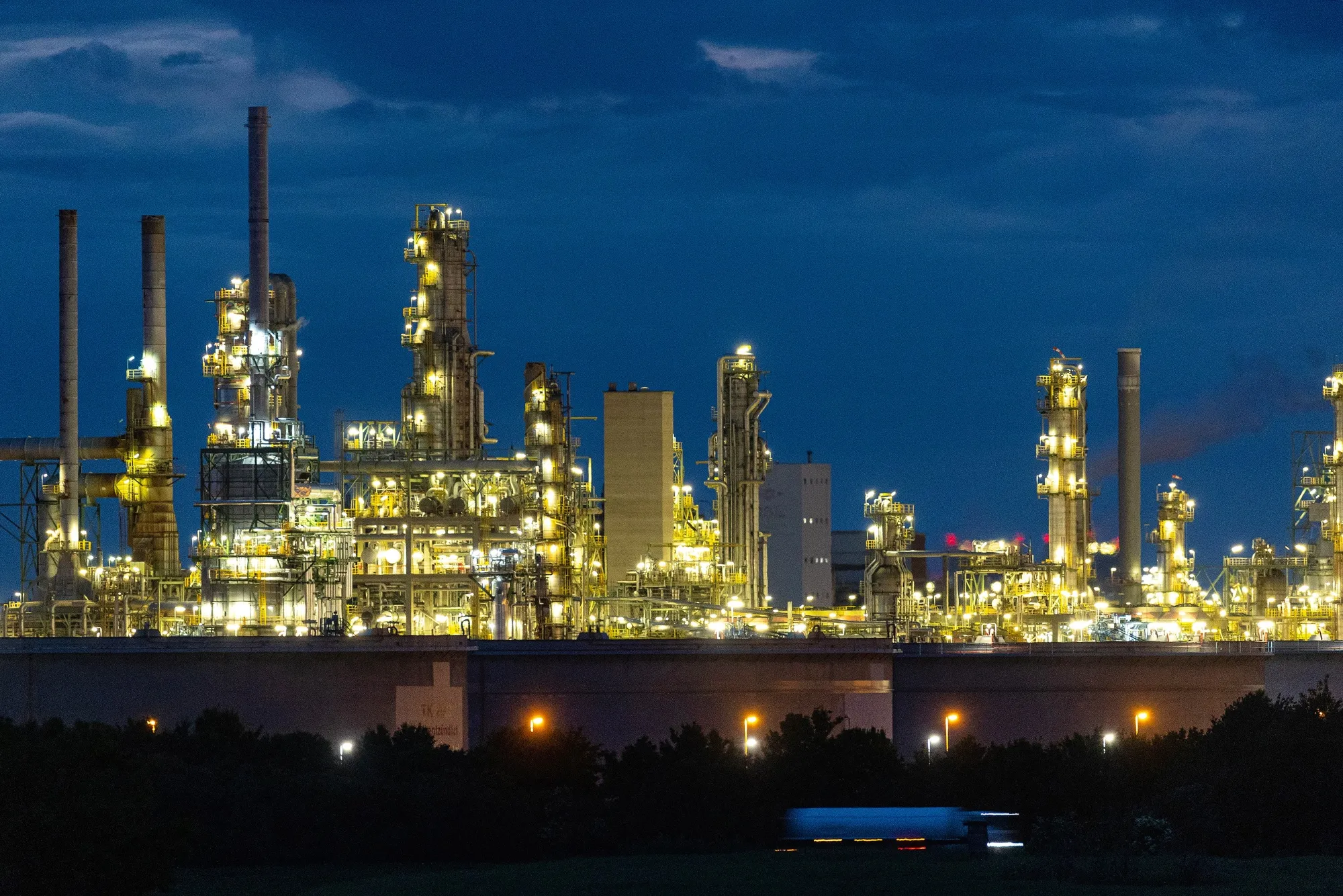 The TotalEnergies SE Leuna oil refinery in Leuna, Germany.