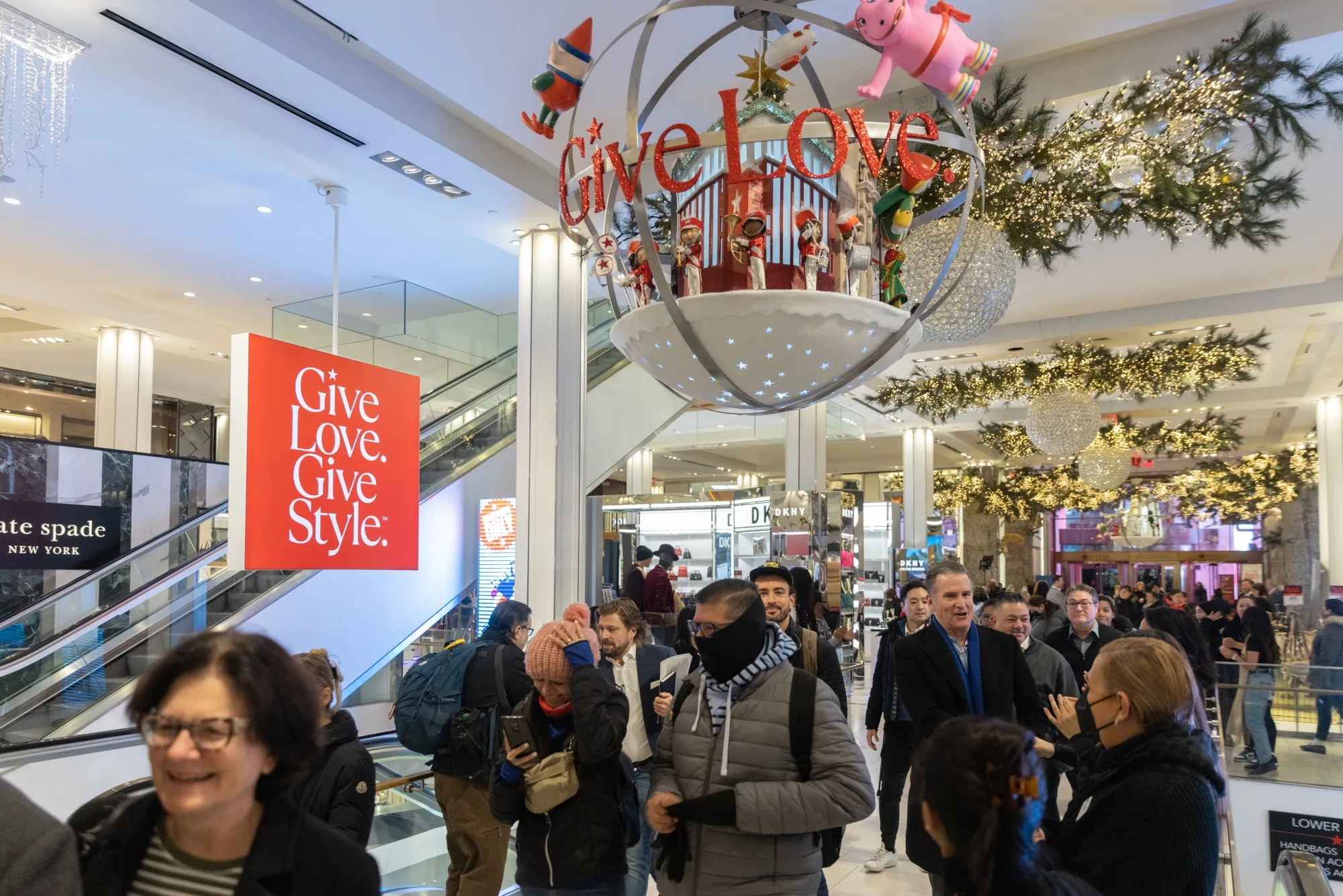 Black Friday sale at the Macy's flagship store in New York in 2022.