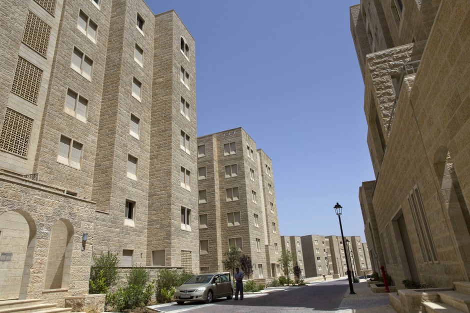 In May, two of Rawabi's apartment communities had been completed.