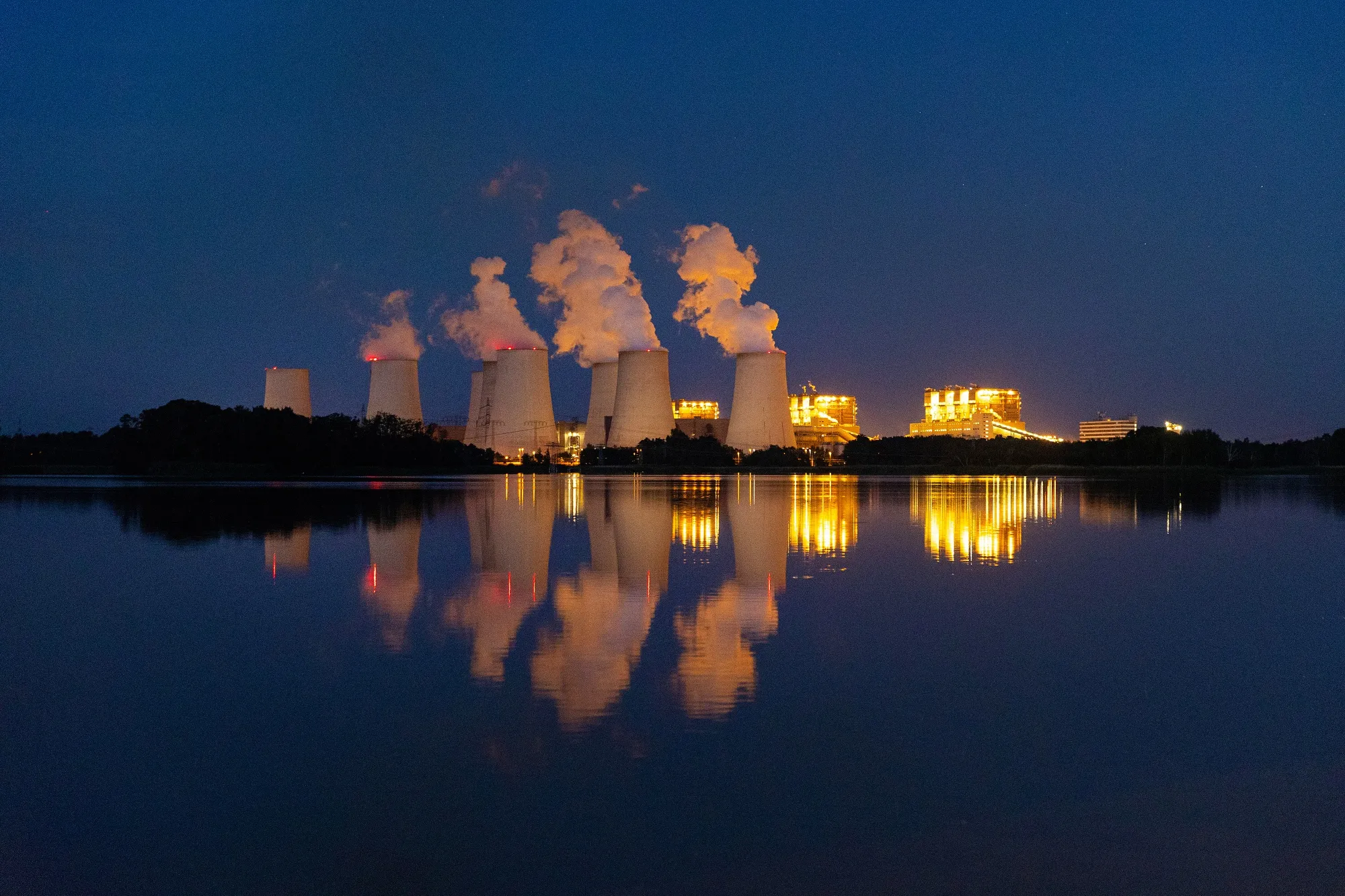 A coal-fired power plant in Peitz, Germany.