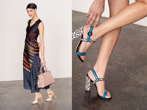 Wear an ankle-skimming dress with block heels for a professional take on the maxi.