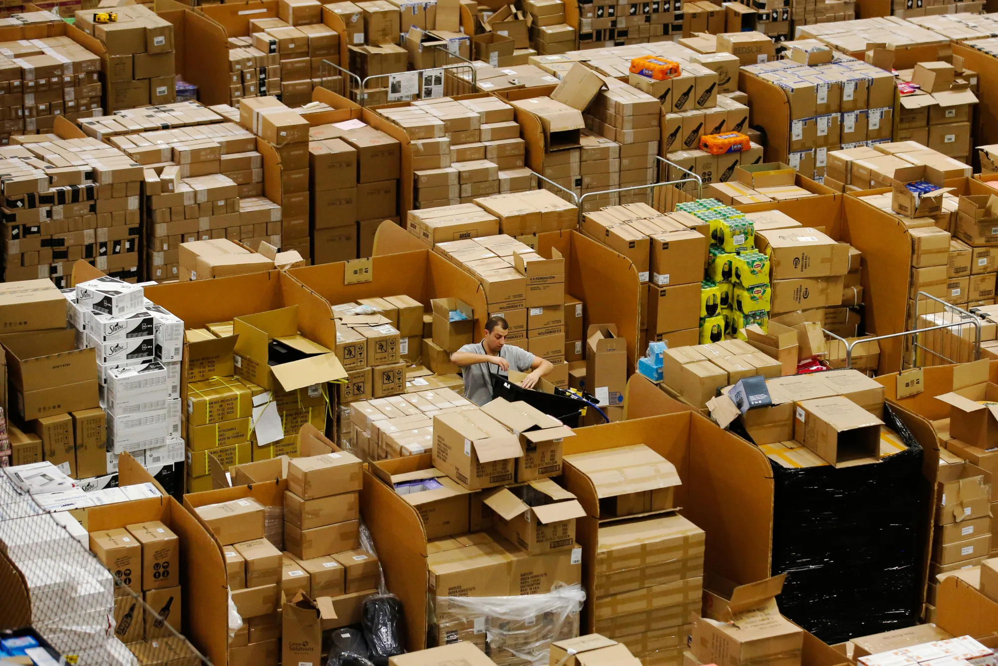 Inside An Amazon.com Inc Fulfilment Center As It Prepares For Black Friday