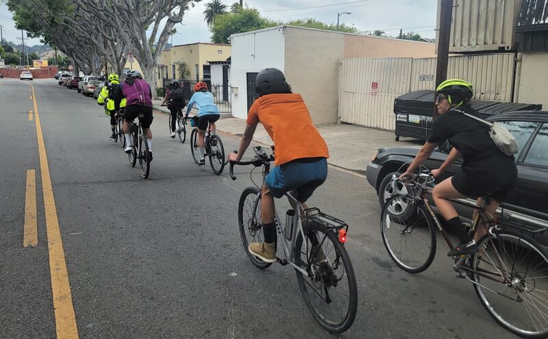 relates to For 2-Wheel Commuters in LA, ‘Bikepooling’ Brings Safety in Numbers