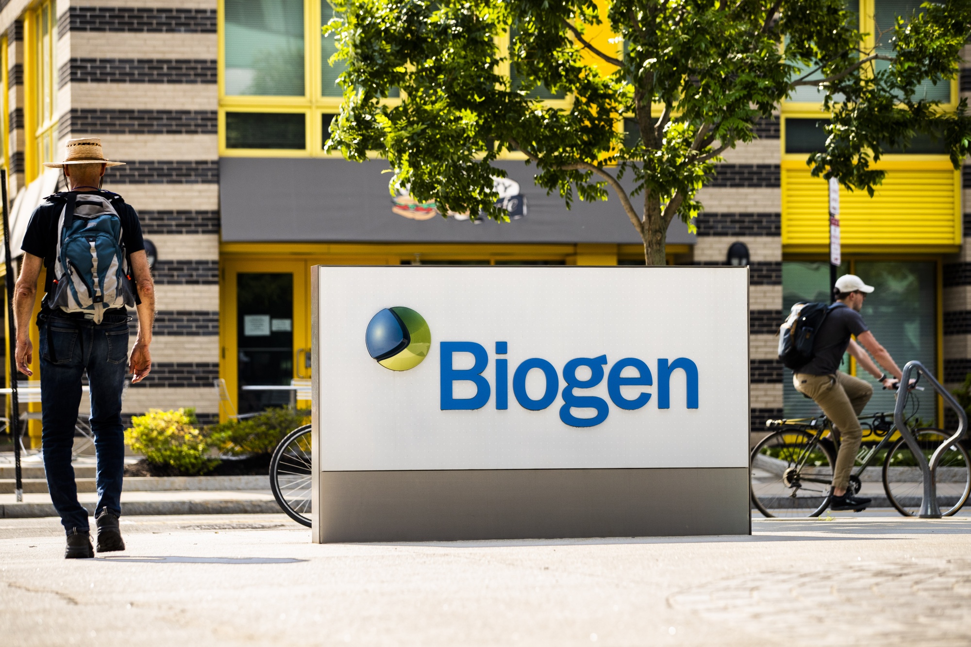 Biogen Inc. headquarters in Cambridge, Mass.
