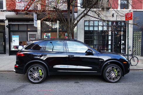 From the outside, the e-Hybrid Cayenne looks like the other, gas-burning models in the line.