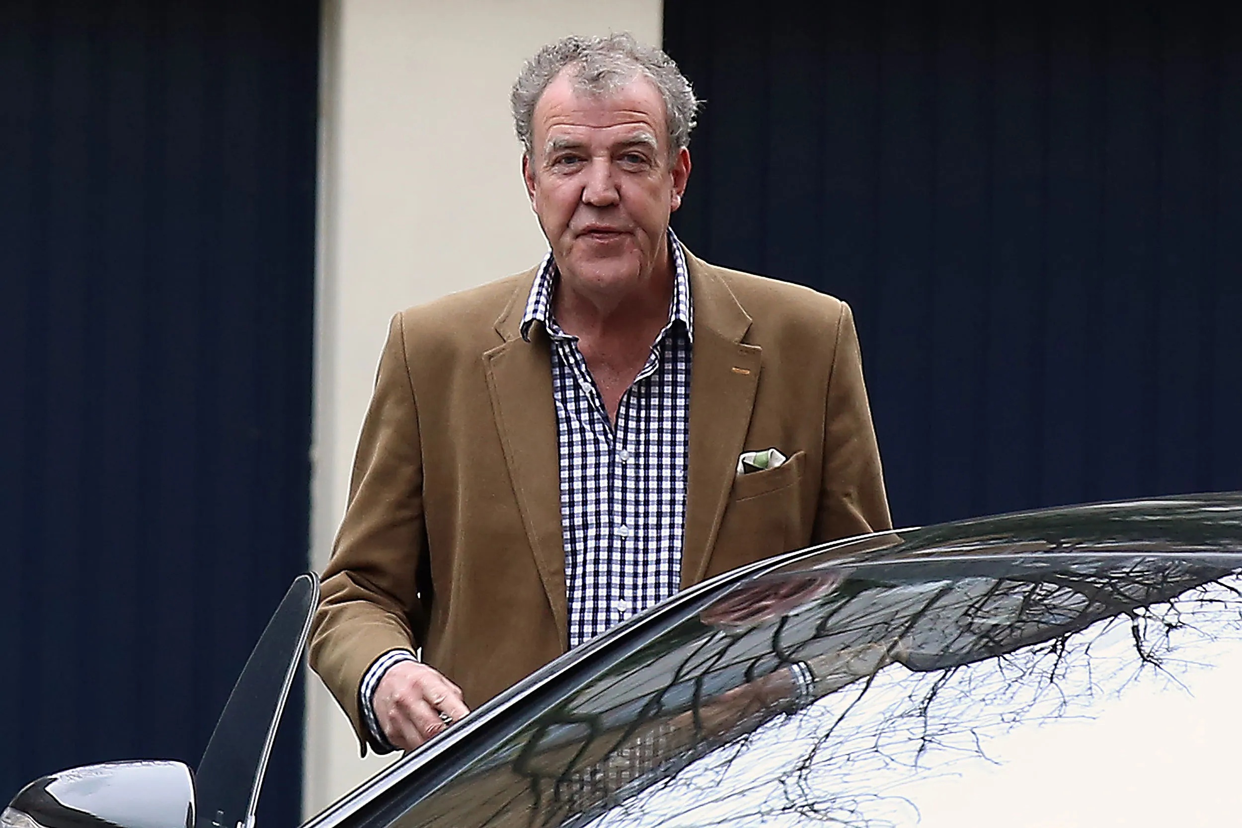 Jeremy Clarkson seen leaving his house on London, on March 16, 2015.
