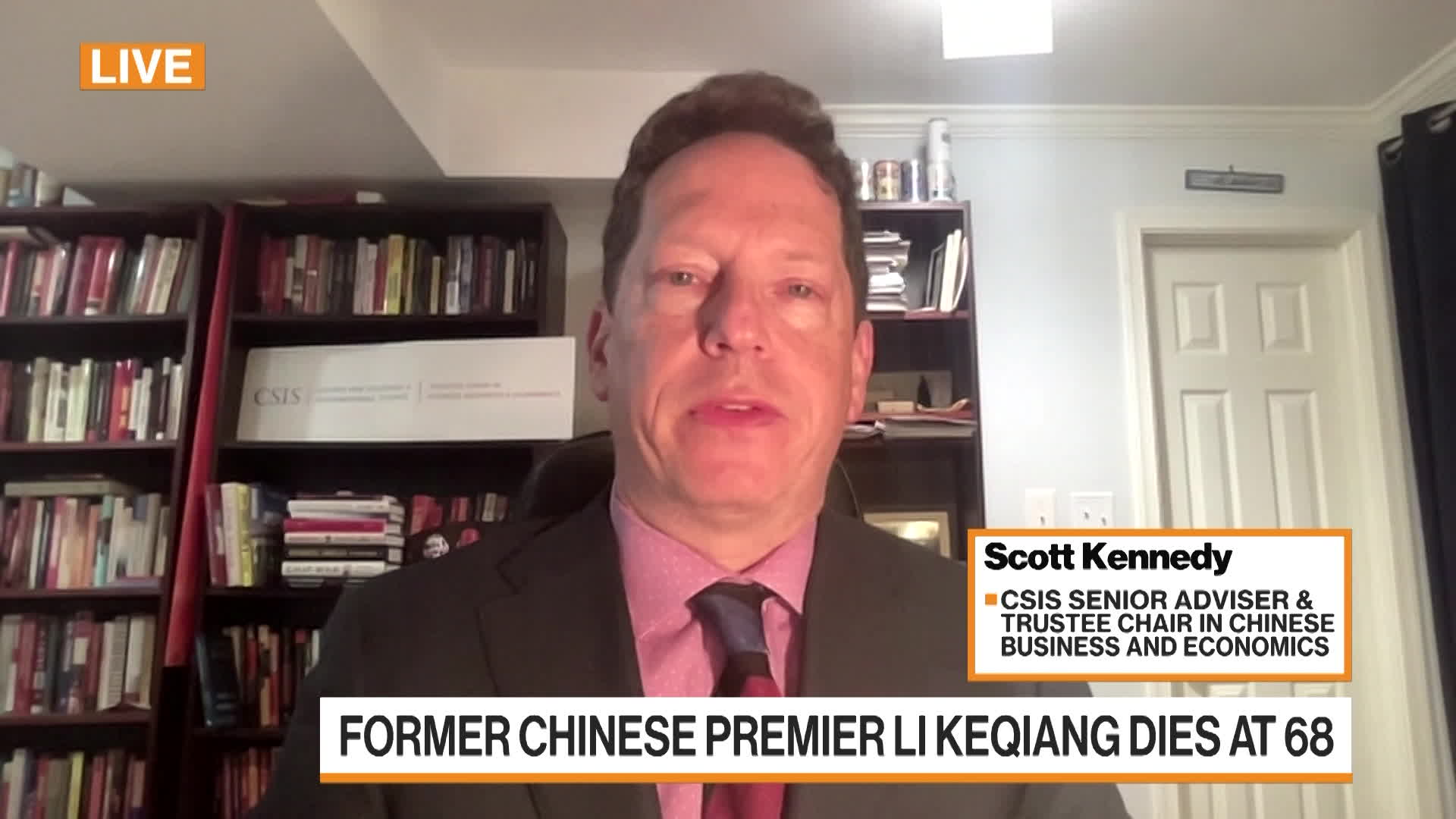 Watch CSIS' Kennedy on Li Keqiang's Legacy Bloomberg