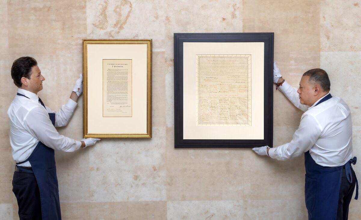 Ken Griffin Buys Lincoln-Signed 13th Amendment, Emancipation Proclamation for $18M at Sotheby's