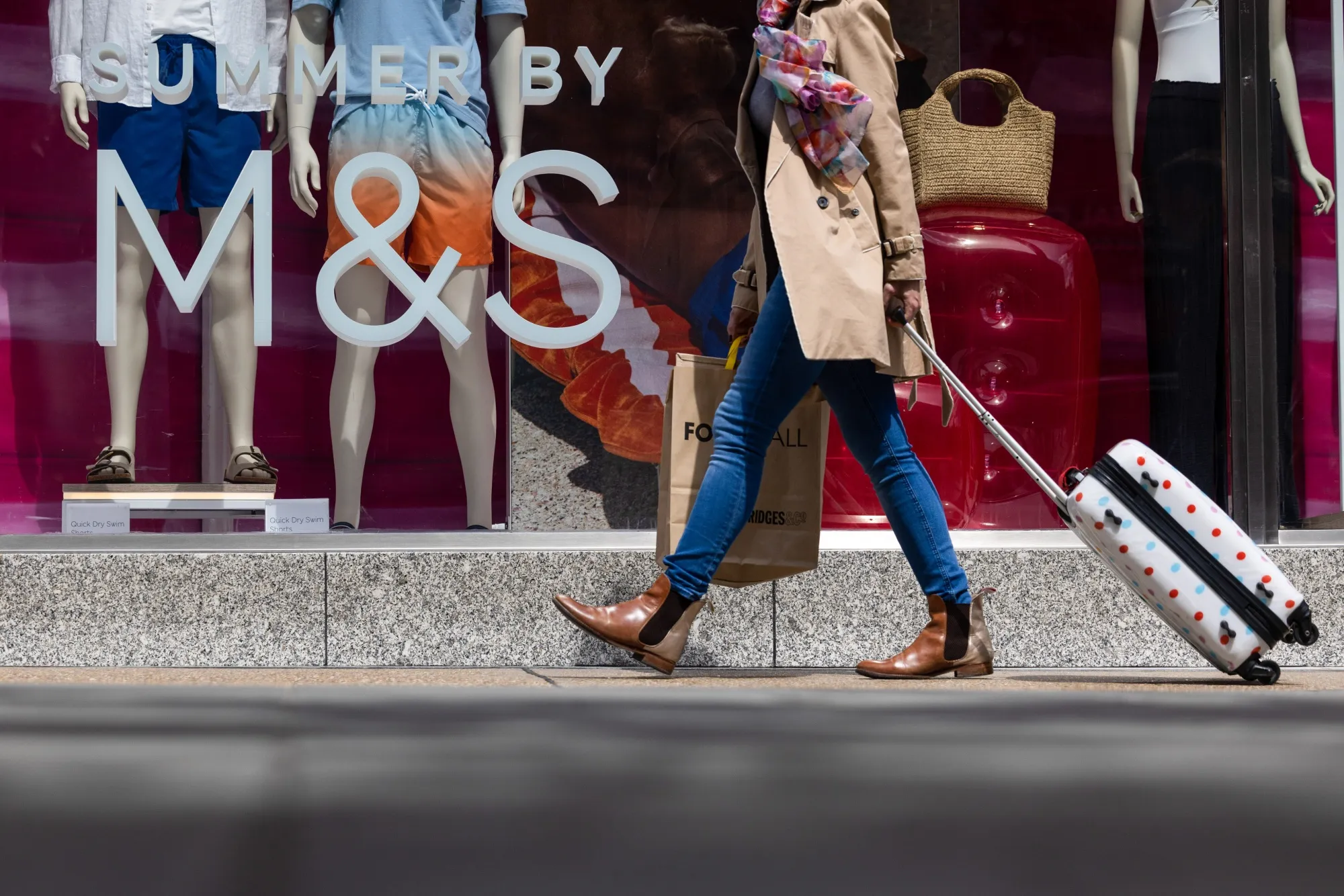 A Marks & Spencer store in London.