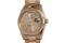 This day-date is all pink, from bracelet to case dial.