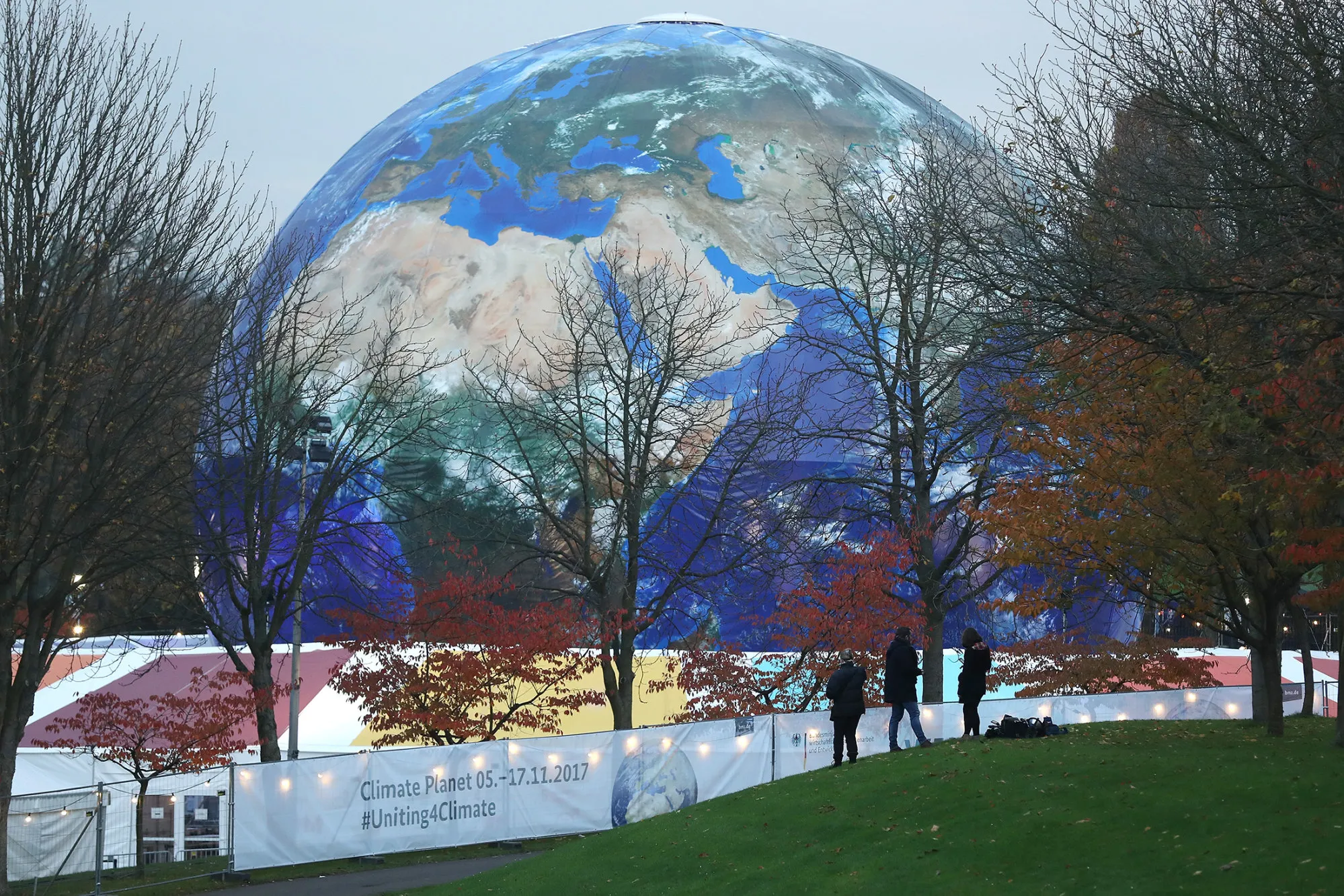 "Climate Planet," an exhibition near the&nbsp;COP 23 United Nations Climate Change Conference in Bonn, Germany, on Nov. 6, 2017.