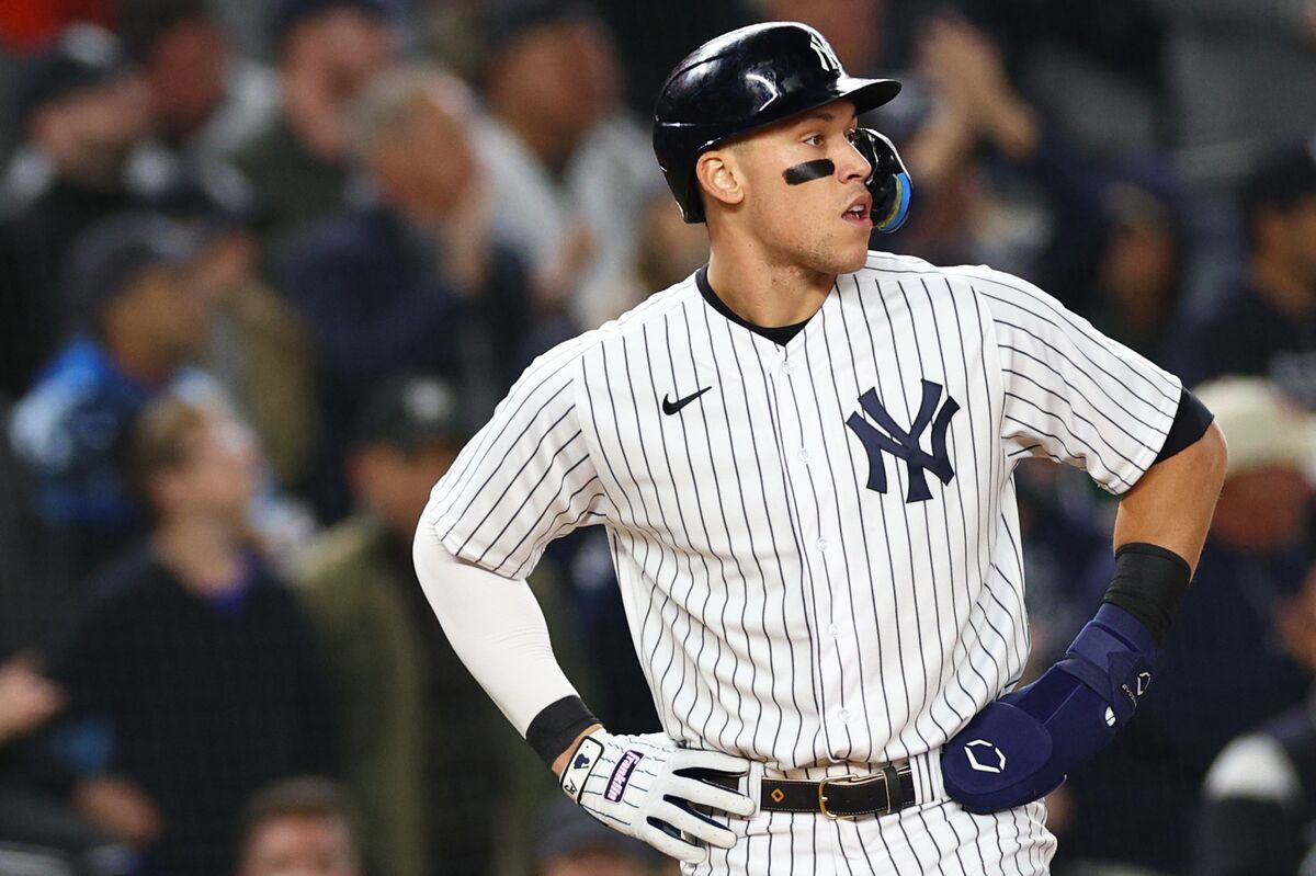 tema Solicitud Calificación Aaron Judge's $360 Million Yankees Deal to Set MLB Free-Agent Record -  Bloomberg