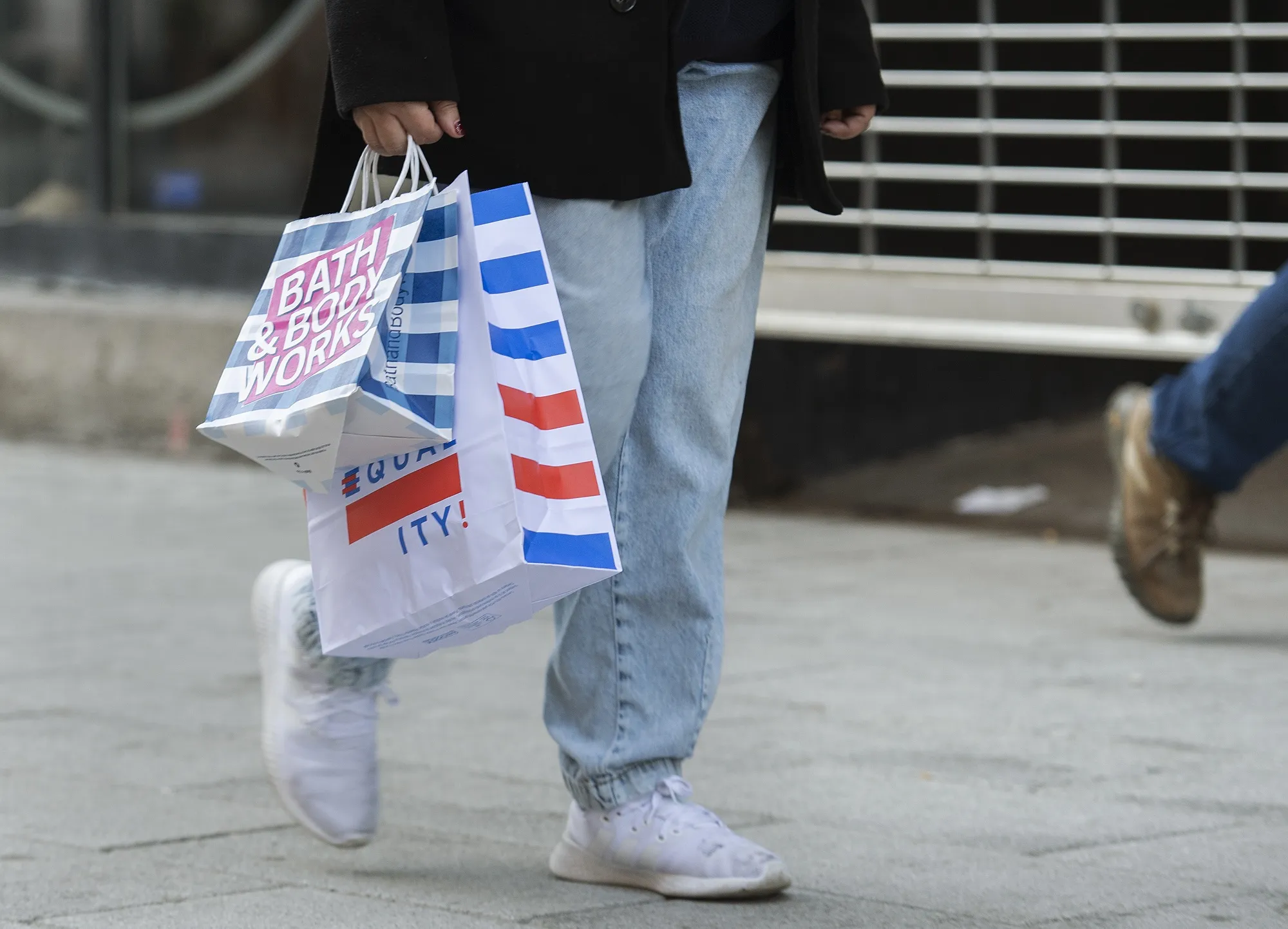 Shoppers On Saint-Catherine Street As Quebec Economy Bounces Back