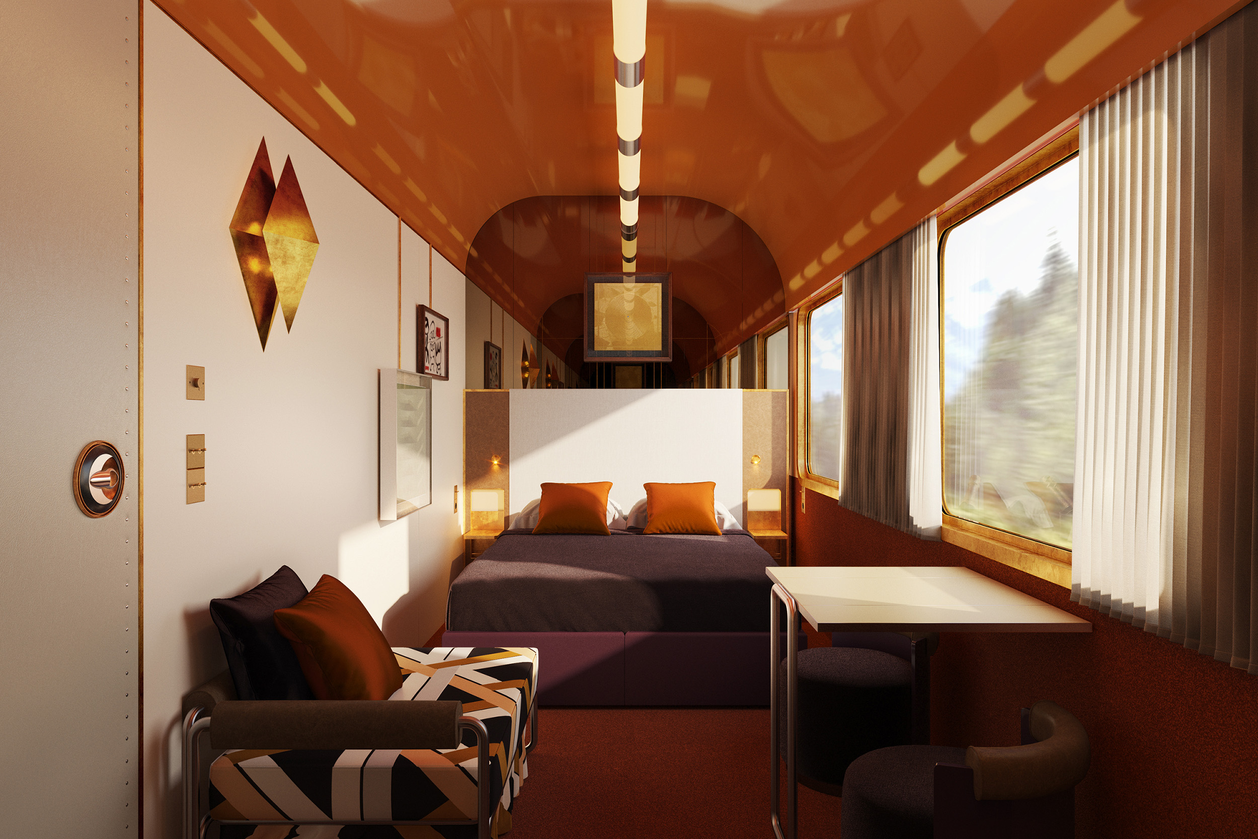 Interiors inspiration: Inside the new Orient Express Grand Suites